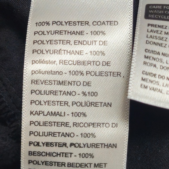 LEVIS Pants Womens‎ 12 70s High Flare W32 L32 Black Faux Leather Retro Wide Leg - Picture 6 of 9